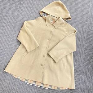 1円～ 8T10091023 BURBERRYS バーバリー レディース ノバチェック Aラインコート ベージュ 女性用 11AR 婦人 美品 古着