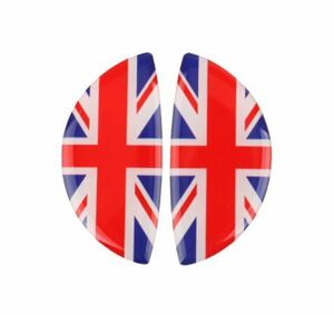 【新品・即決】英国旗 ユニオンジャック MINI ミニクーパー ドアノブ ステッカー ２枚 6cm エポキシ プルハンドル