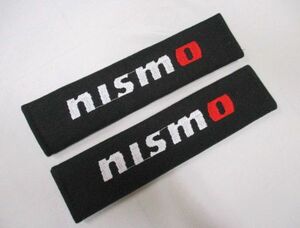 [ new goods * prompt decision ] Nissan Nissan Nismo nismo seat belt pad cover 26cm left right 2 piece set 