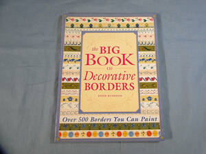 n) 洋書 The Big Book of Decorative Borders 縁 パターン集 ※角折れあり[1]1247