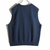 M4036f26　■Supreme シュプリーム■　23SS Sweatshirt Vest 裏起毛 Vネック スウェット べスト ネイビー M / 紺 ジレ 秋～春_画像3