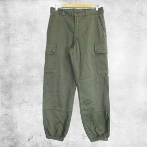 フランス軍 F-2 カーゴパンツ FRENCH ARMY UTILITY F2 CARGO PANTS 80M 軍パン