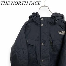 ザノースフェイス　L アメリカ古着　ロゴ刺繍 HYVENY マウンテン ダウンジャケット ブラック THE NORTH FACE メンズ_画像1