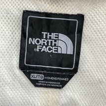 ザノースフェイス　XL アメリカ古着　ワンポイントロゴ　刺繍　ナイロンジャケット　ホワイト　THE NORTH FACE レディース_画像8