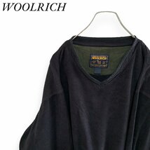 ウールリッチ　XL アメリカ古着　無地　フリース　ブラック　WOOLRICH メンズ_画像1