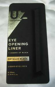 ~#[ unopened ]UZU flow fsi liquid eyeliner metallic black # postage 120 jpy ~