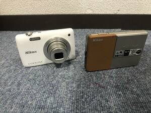 A050★Nikon ニコン COOLPIX クールピクス S70 / S4300 コンパクトデジタルカメラ バッテリー付き 2台セット★11
