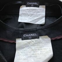 CHANEL シャネル　ジャケット　スカート　セットアップ　リネン　クロップド　ココボタン　ココシャネル　CC ヴィンテージ　vintage 40_画像10