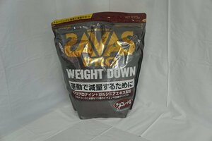 ◎80☆YS☆未開封☆SAVAS ザバス プロテイン ウェイトダウン チョコレート風味 870g☆1121-560B