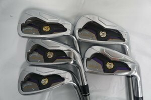 ◎140☆Callaway キャロウェイ LEGACY V レガシィ FORGED アイアン 5本セット カーボンシャフト◇1111-507