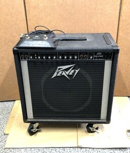 (7)名古屋引取歓迎！★米製 USA製★PEAVEY ピーヴィー PG-A160 ギターアンプ 4輪 リモートスイッチ付 音出しOK