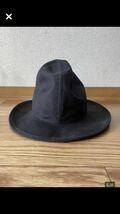 HICOSAKA / ヒコサカ H308 Chino Mountain Hat 定番 マウンテンハット ファレル ウィリアムス　ブラック　黒　black_画像4