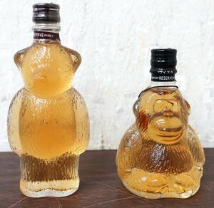 SUNTORY RESERVE WHISKY《くま柄/ゴリラ柄》80ml×2本セット