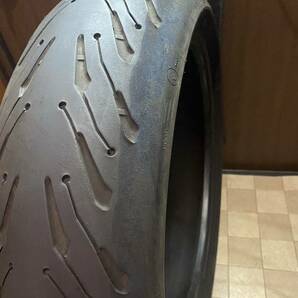 中古MCタイヤ MICHELIN 2CT+ ROAD5 180/55ZR17 ミシュラン ロード5 180 55 17 3618 M2837の画像4