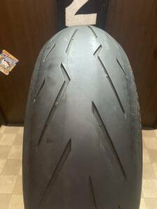 中古MCタイヤ PIRELLI DIABLO ROSSO CORSAⅡ 190/50ZR17 ロッソ コルサ2 190 50 17 0818 M2842