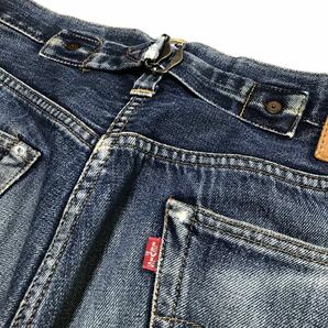 【バレンシア工場】USA製 90s LEVIS 201XX リーバイス 1937年復刻 ヴィンテージレプリカ ジーンズ W33 色落ち 赤耳 LVC デニムパンツ 廃盤の画像8