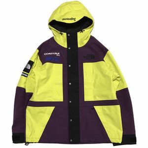 【美品】Supreme×THE NORTH FACE Expedition Jacket シュプリーム×ノースフェイス エクスペディションジャケット XL イエロー 18AW 限定