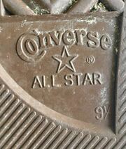 【90s】converse ALL STAR オリジナル US9 1/2 28㎝ レッド キャンバス コンバース オールスター ハイカット MADEINUSA アメリカ製 正規品_画像9