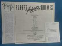 中古 12”LP レコード 邦盤 VIM-6237 / Rupert Holmes ルパート・ホルムズ Adventure アドヴェンチャー / 帯 モーニング・マン_画像3