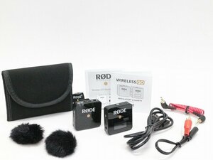 ●○【美品】RODE Wireless GO ワイヤレスマイク ロード ポーチ付○●019102003m○●