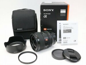 ●○【美品・元箱付】SONY SEL24F14GM FE 24mm F1.4 GM カメラレンズ 広角 単焦点 Eマウント ソニー○●019262002m○●