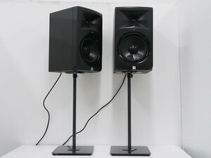 ■□【全国発送可】JBL LSR308 スピーカーペア スタンド付□■017940002J-2□■