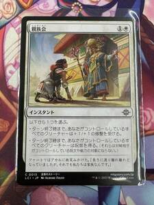 マジックザギャザリング/MTG/イクサラン:失われし洞窟/コモン/親族会（日本語版）