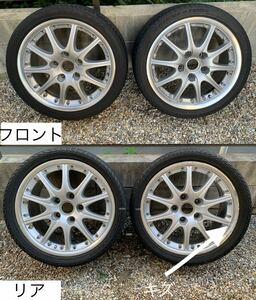 ポルシェ 996 GT3 純正 BBS 製 18インチホイール４本セット タイヤおまけ