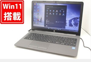 即日発送 17時間 中古訳有 15.6インチ HP Notebook 250 G7 Windows11 Celeron N4000 4GB 500GB カメラ 無線 Office付 中古パソコンWin11 