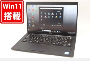 中古訳有 フルHD 13.3インチ DELL Latitude 7390 Windows11 八世代 i5-8250U 8GB 512GB-SSD カメラ 無線 Office付 中古パソコンWin11 税無