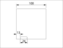 １００Φ用　100L 超軽量チタンテール　マフラーカッター　73garage 73ガレージ　Titanium チタン 73gtsu100_画像4