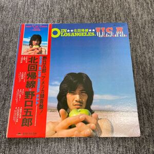 LP-008 野口五郎 北回帰線 GORO IN LOS ANGELES U.S.A. 帯付 東海林修 ジム・ゴードン ラリー・カールトン 和モノ AtoZ　昭和歌謡