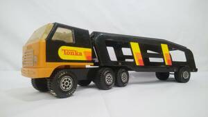 館◎R4 Tonka/トンカ ブリキ トラック 53125 52450/ヴィンテージ キャリアー おもちゃ レトロ ミニカー 全長50cm