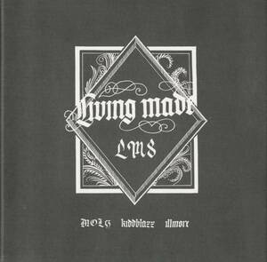 中古CD■HIPHOP/日本語■MOL53 & kiddblazz × illmore／Living Made／2018年／500枚限定■peedog, RAWAXXX, GADORO, 呂布カルマ, R-指定