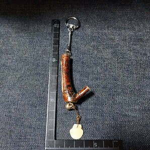 昭和レトロ キーホルダー ご当地 ところ 百年記念塔 木 の画像4