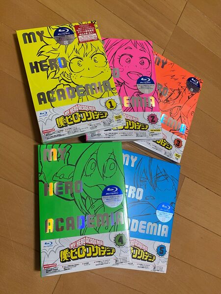 僕のヒーローアカデミア vol.1〜5 全5巻 Blu-ray