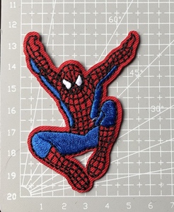 2枚組 スパイダーマン 刺繍 ワッペン アップリケ 新品　アイロン接着