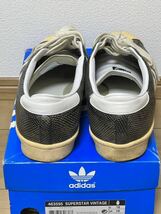 adidas SUPERSTAR VINTAGE US10.5/28.5cm 463595 アディダス 黒蛇 スネーク_画像4