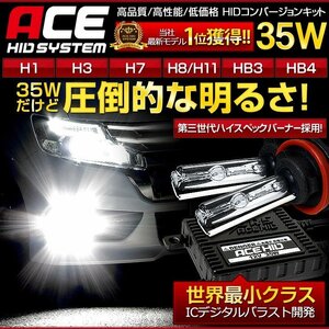 【訳あり品】 ACE HID 35W HB4 6000K フォグ 極薄 バラスト