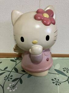 1円 希少 レア Sanrio サンリオ ハロー キティ コイン バンク 貯金箱 レトロ ヴィンテージ コレクション 特大 現状品 保管品 キャラクター