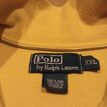 USA古着卸 2XLサイズ Polo Ralph Lauren ポロ ラルフ ローレン ロゴ刺繍 ジップアップ ニット スウェット_画像4