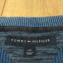 USA古着卸 Lサイズ TOMMY HILFIGER トミーヒルフィガー ラグランスリーブ ニット _画像4