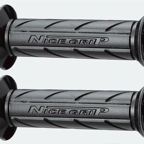 ●送料510円●NEW●在庫有■キジマ★定価1760円★NICEネオ/グリップ/120mm/ブラック/ナイスネオ/ミリ★22.2φ/汎用/NINJA/CBR/YZF/201-6716の画像1