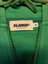 X-LARGE　エクストララージ　プルオーバーパーカー　緑　黄色　Ｍサイズ_画像3