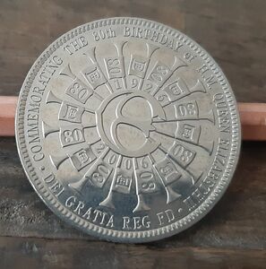 エリザベス女王 英国 イギリス 2006年 ブリティッシュ 記念コイン 5ポンド 28g 39mm British￡5 Coin