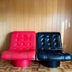 1960-70's Morris Futorian ２シーターソファー　Vintage ミッドセンチュリー スペースエイジ Mid-Century Futuristic Club Chairs 椅子