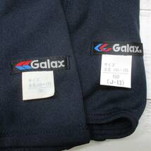 K8208★まとめて2枚セット 女子 競泳水着 ワンピース ネイビー 紺 Galax ギャレックス 前スカート型 130/150サイズ 無地 プール 日本製 海_画像4