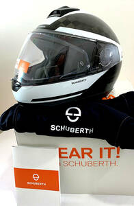 Schuberth / シューベルト C4 Pro Carbon Tempest/ホワイト カーボン　フリップアップヘルメット　サイズ：61（XL）