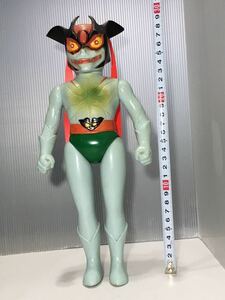 古い ソフビ人形 詳細不明 約30cm (検索 デビルマン ? 人形 ソフビ フィギュア メーカー不明 無版権 ? パチ ? 昭和レトロ 当時物 