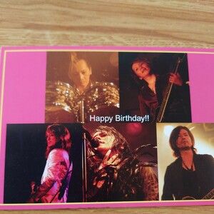 ■BUCK−TICK／2009／HAPPY birthdayカード／非売品■